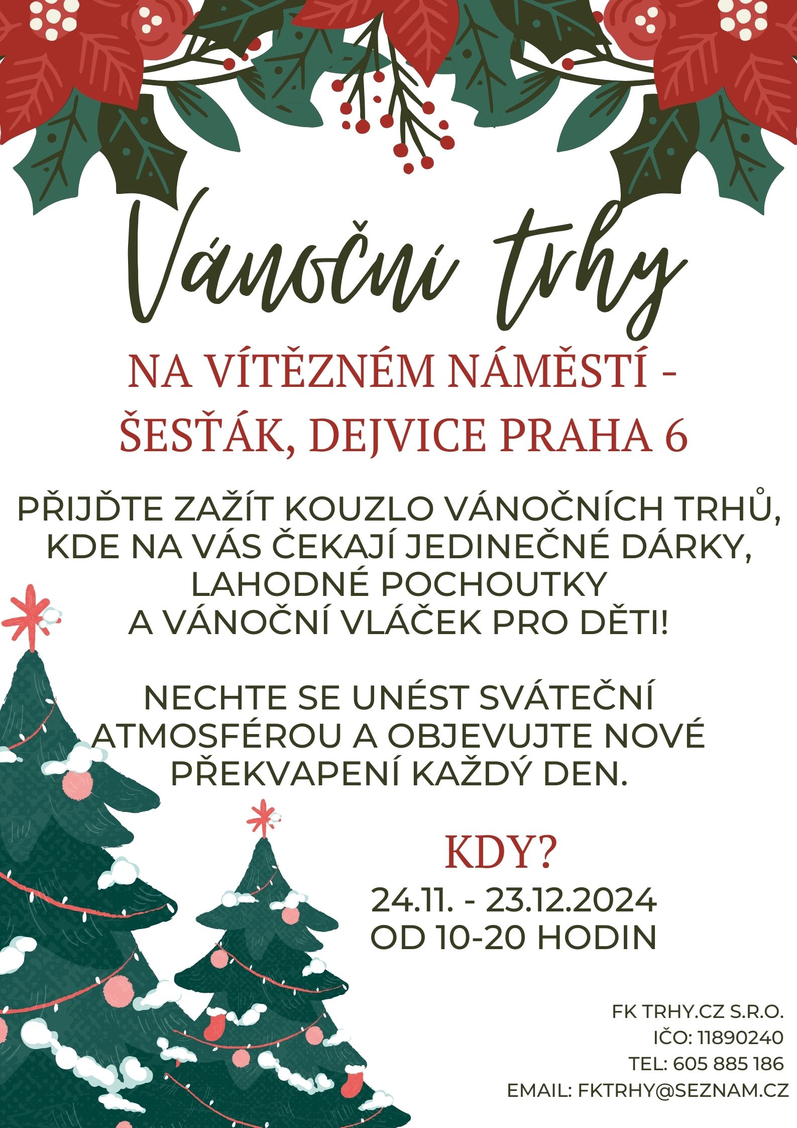 Plakát Vánoce 2024